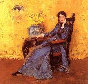 William Merritt Chase Portrait of Miss Dora Wheeler oil painting on canvas